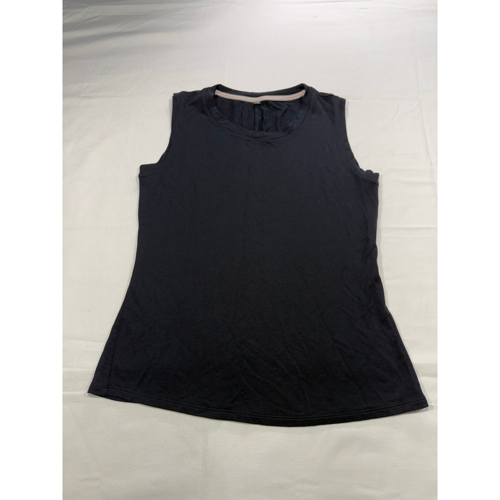Cabi Black Sleeveless Tank Top Crew Neck Rayon Blend Style 3997 XS